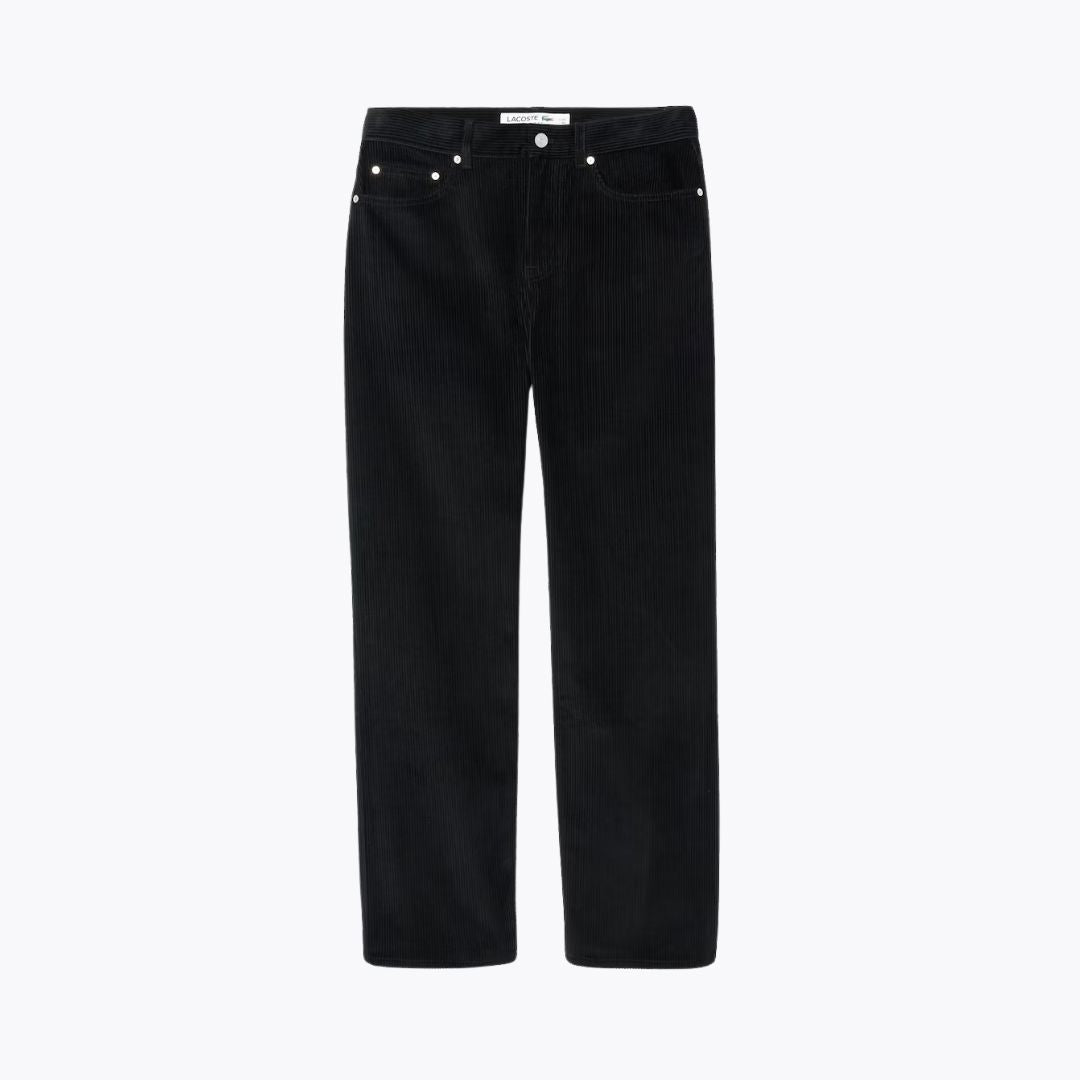 LC 5 Pocket Corte Recto Pantalones de Terciopelo