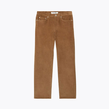 LC 5 Pocket Corte Recto Pantalones de Terciopelo