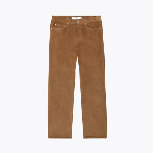 LC 5 Pocket Corte Recto Pantalones de Terciopelo