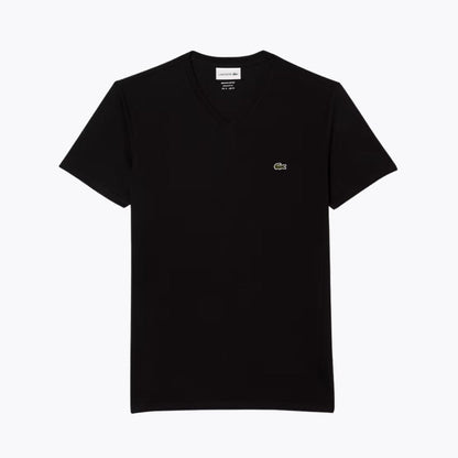 LC Camiseta de algodón pima ligera con cuello en V