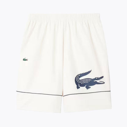 Pantalón Corto de Tenis LC de Tafetán con Estampado de Diamantes