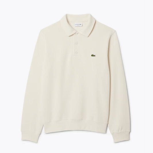 Sudadera LC de Algodón Acanalado con Cuello Polo