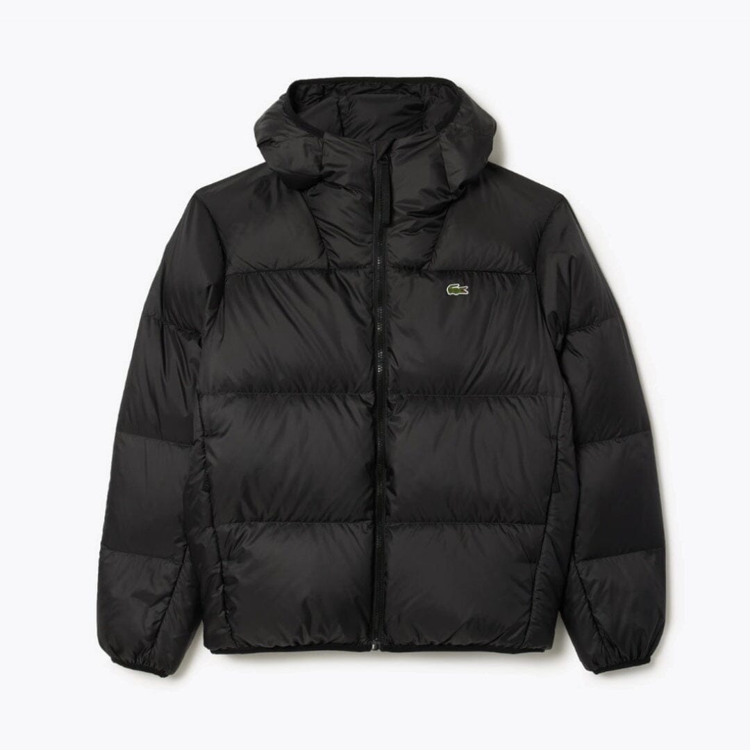 LC Short Impermeable Hooded Puffed Chamarra