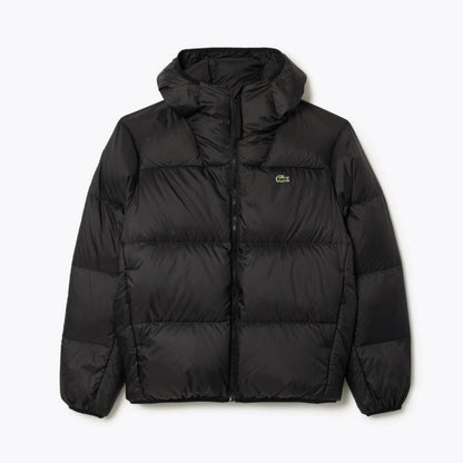LC Short Impermeable Hooded Puffed Chamarra