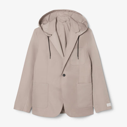 Blazer LC de sarga con capucha