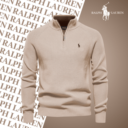 Suéter de cuello con cremallera RL (LIQUIDACIÓN)