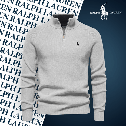 Suéter de cuello con cremallera RL (LIQUIDACIÓN)