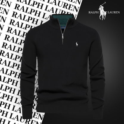 Suéter de cuello con cremallera RL (LIQUIDACIÓN)