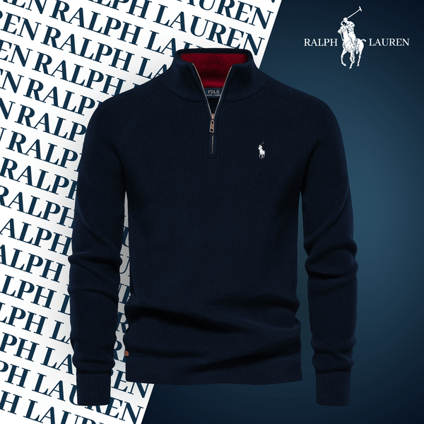 Suéter de cuello con cremallera RL (LIQUIDACIÓN)