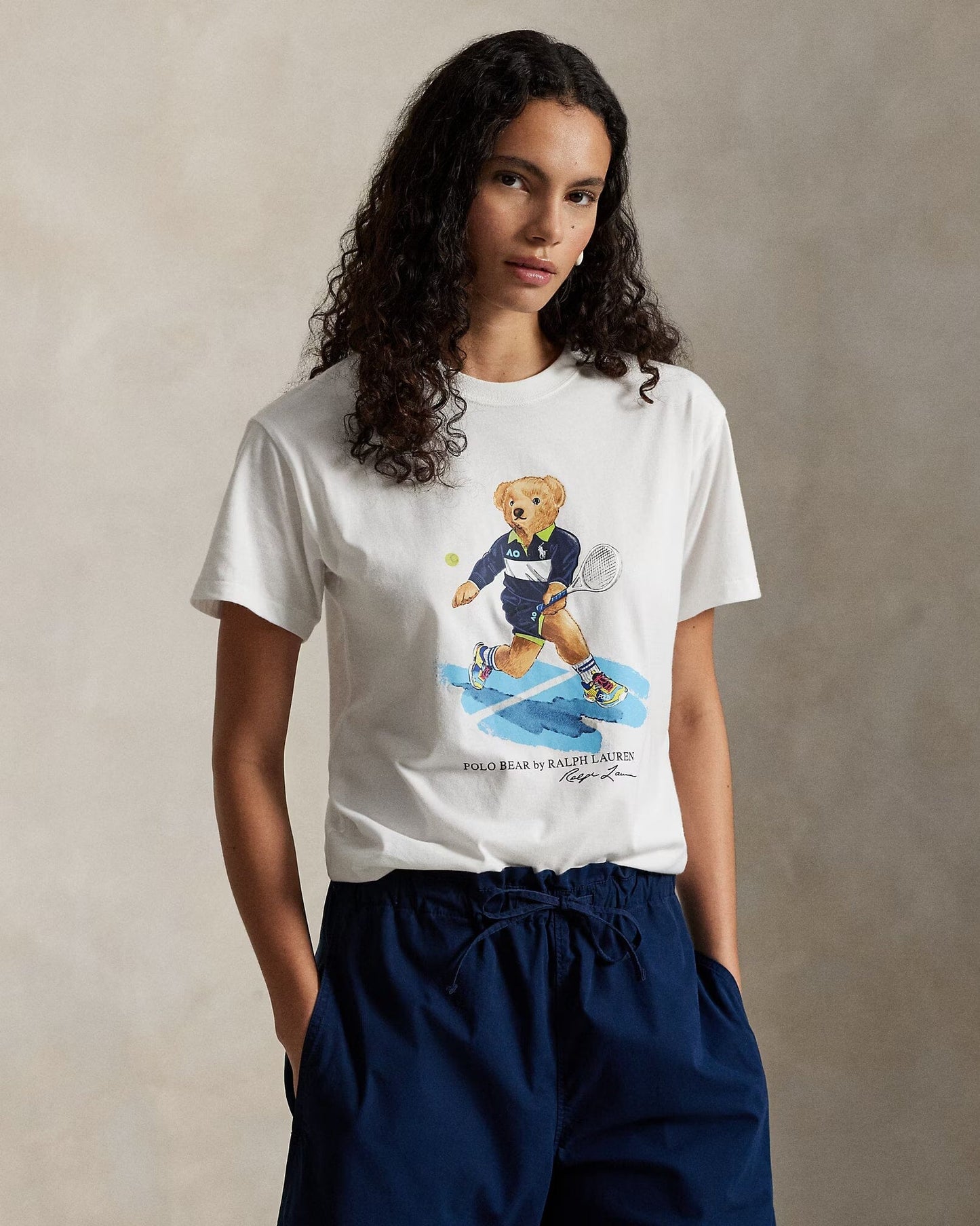 Polo Bear Jersey T-Camisa Abierto de Australia de RL