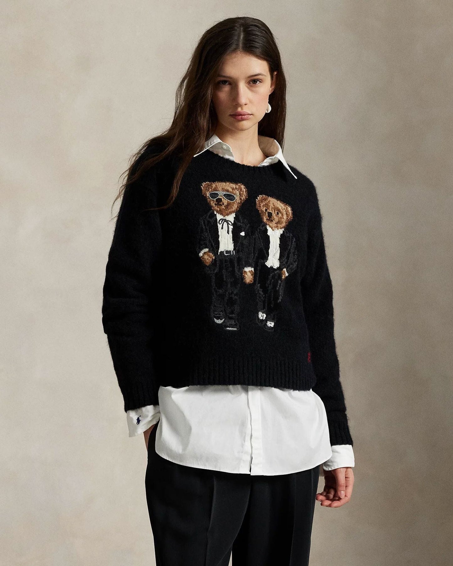 RL The Ralph & Ricky Tuxedo Bear Suéter