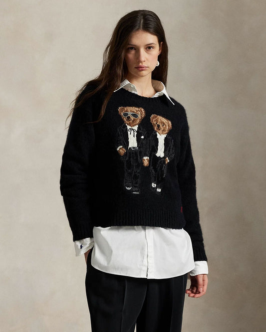 RL The Ralph & Ricky Tuxedo Bear Suéter
