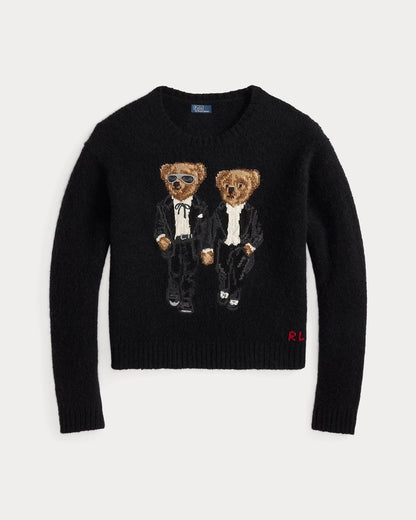 RL The Ralph & Ricky Tuxedo Bear Suéter