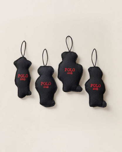 Adorno de oso Polo de RL Conjunto de regalo