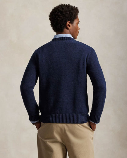 RL Polo Bear Cotton-Linen Suéter