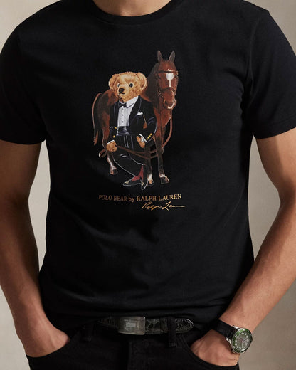 RL Polo Bear Cotton T-Camisa