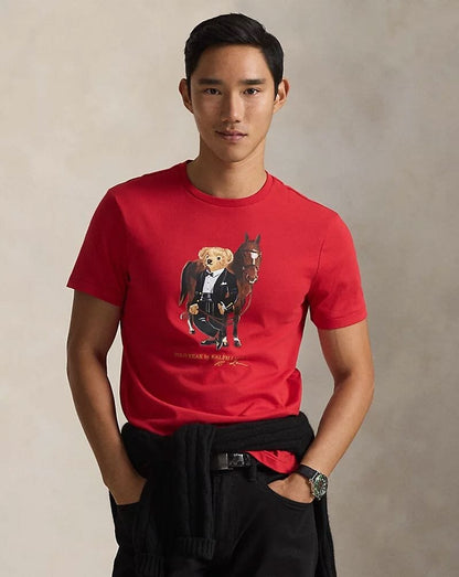 RL Polo Bear Cotton T-Camisa