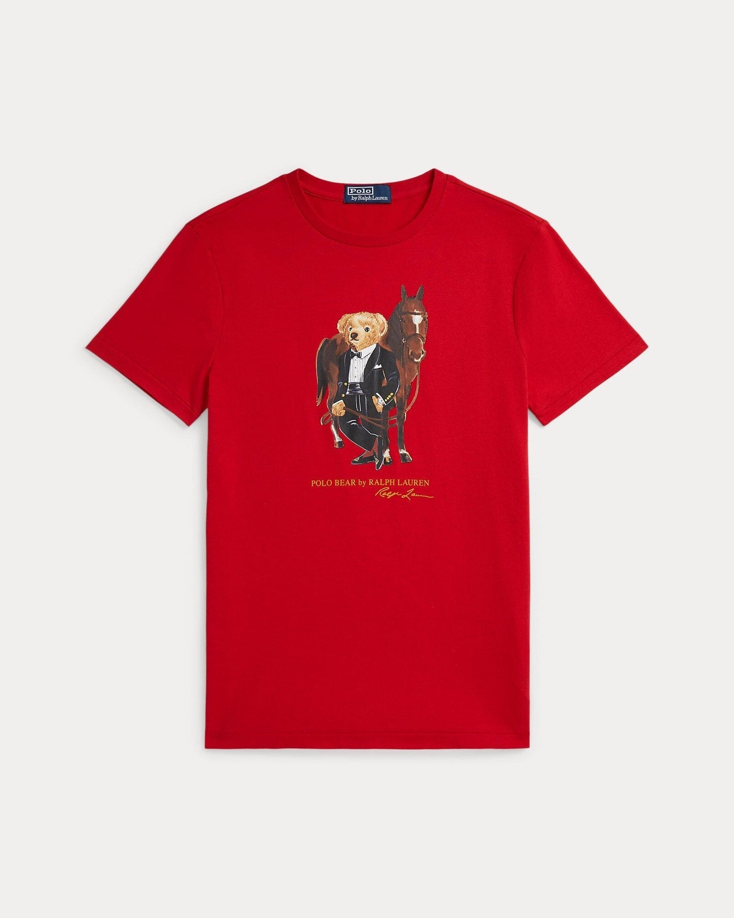 RL Polo Bear Cotton T-Camisa