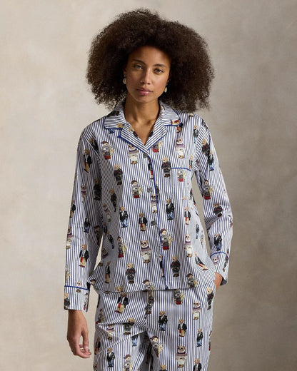 RL Polo Bear Cotton Satin Pijama