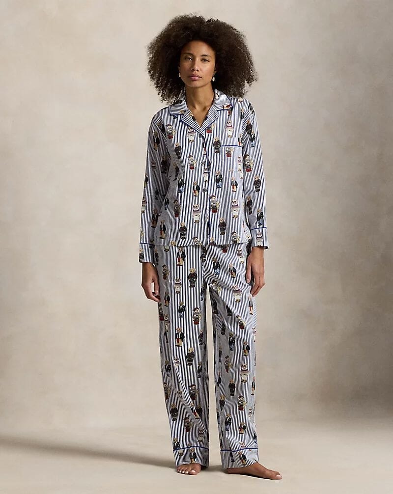 RL Polo Bear Cotton Satin Pijama