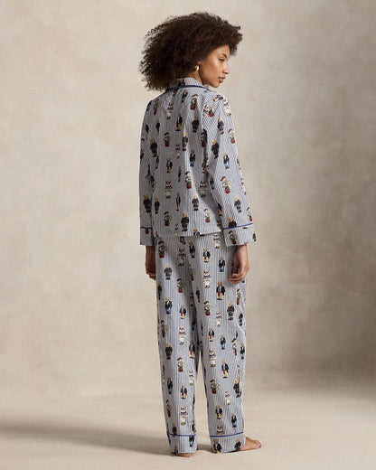 RL Polo Bear Cotton Satin Pijama