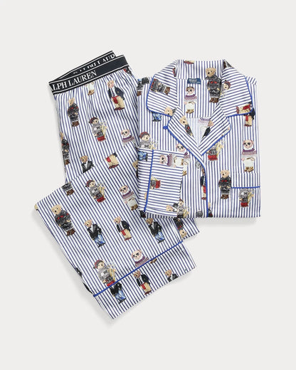 RL Polo Bear Cotton Satin Pijama