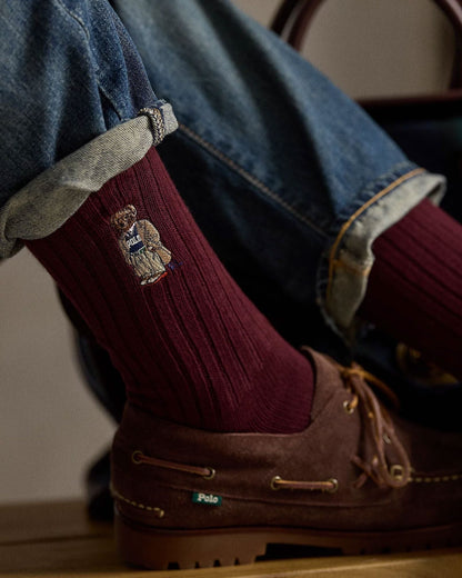 RL Polo Bear Crew Calcetines 3-Regalo Conjunto