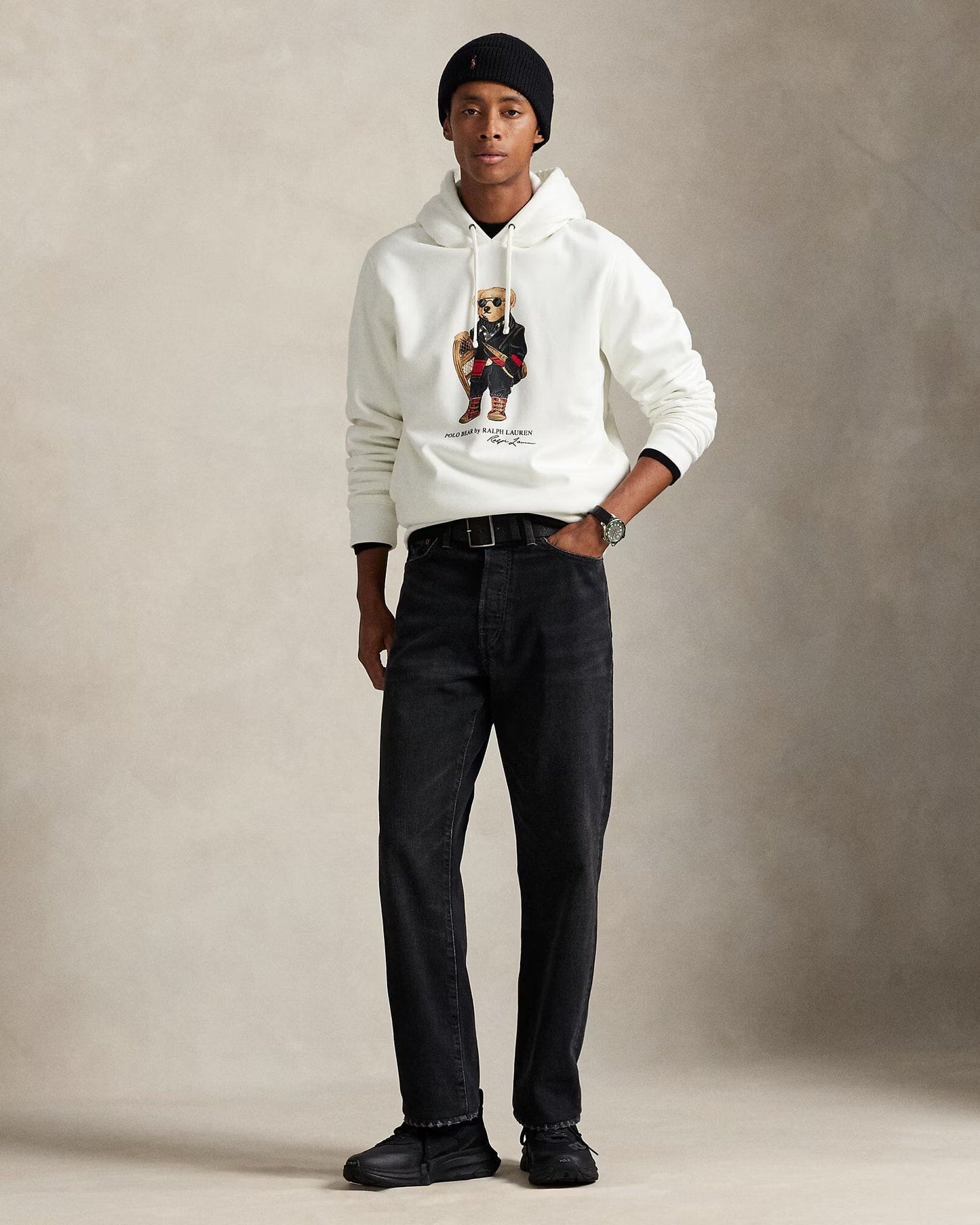 RL Polo Bear Sudadera Polar con Capucha