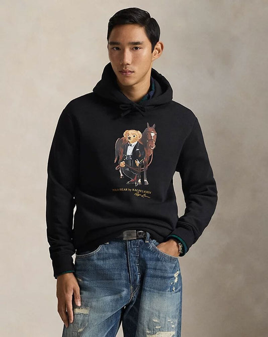 RL Polo Bear Sudadera polar con capucha