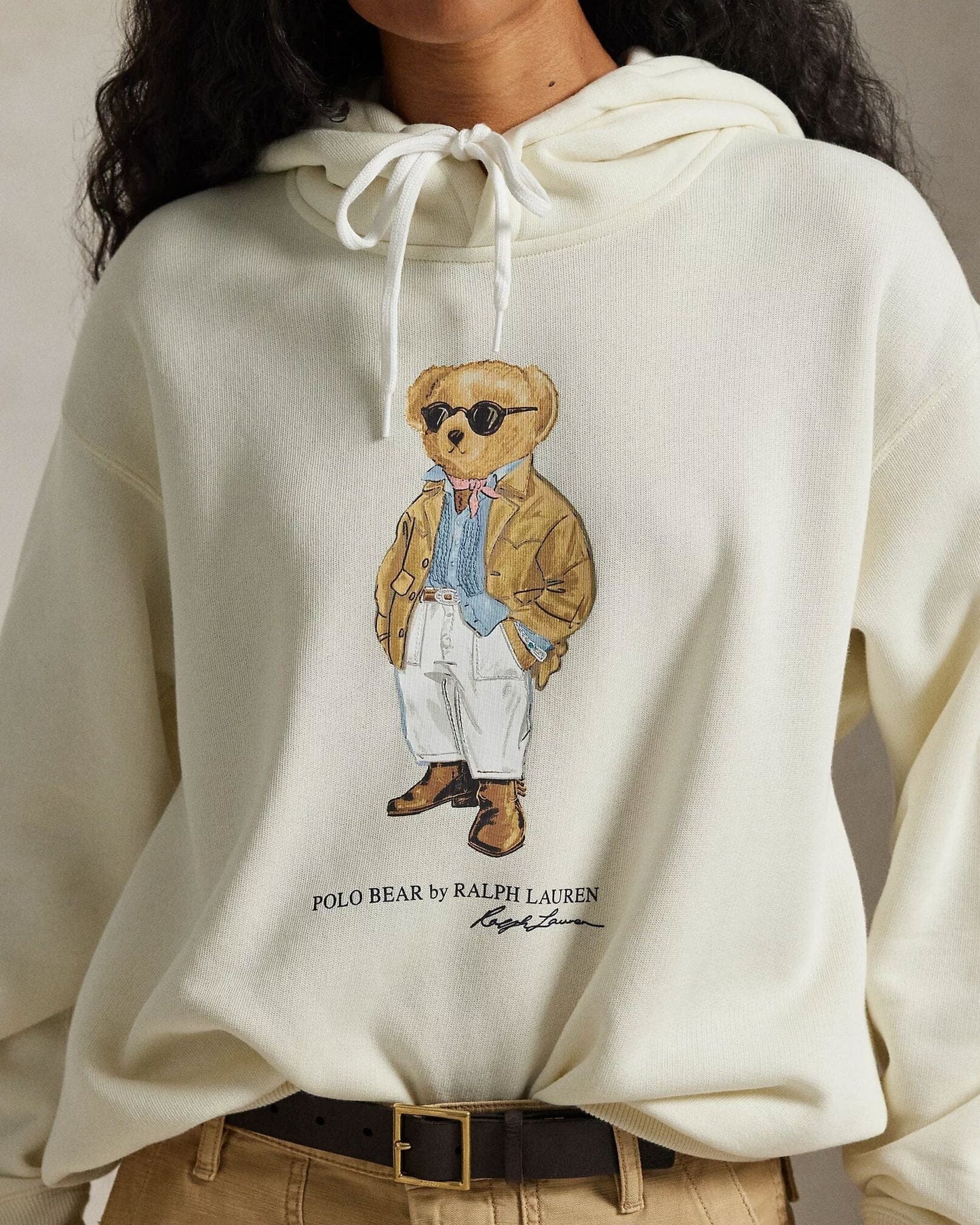 Sudadera de forro polar con capucha Polo Bear de RL