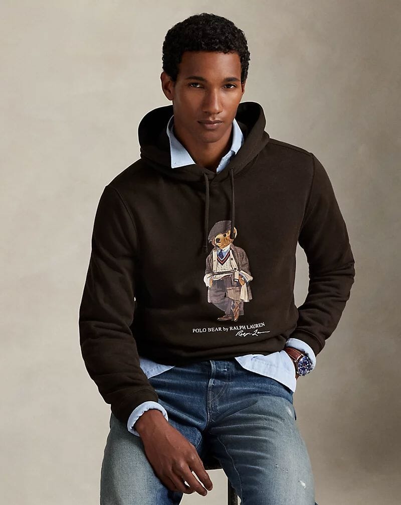 Sudadera de forro polar con capucha Polo Bear de RL
