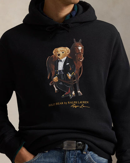 RL Polo Bear Sudadera polar con capucha