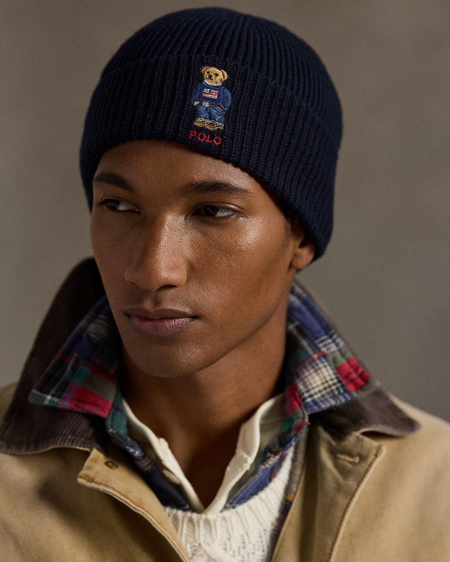 RL Polo Bear Rib-Knit Gorro