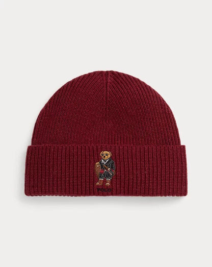 Gorro de punto acanalado de Polo Bear de RL
