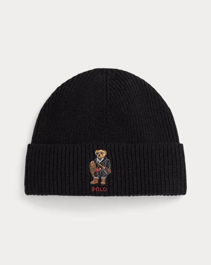 Gorro de punto acanalado de Polo Bear de RL