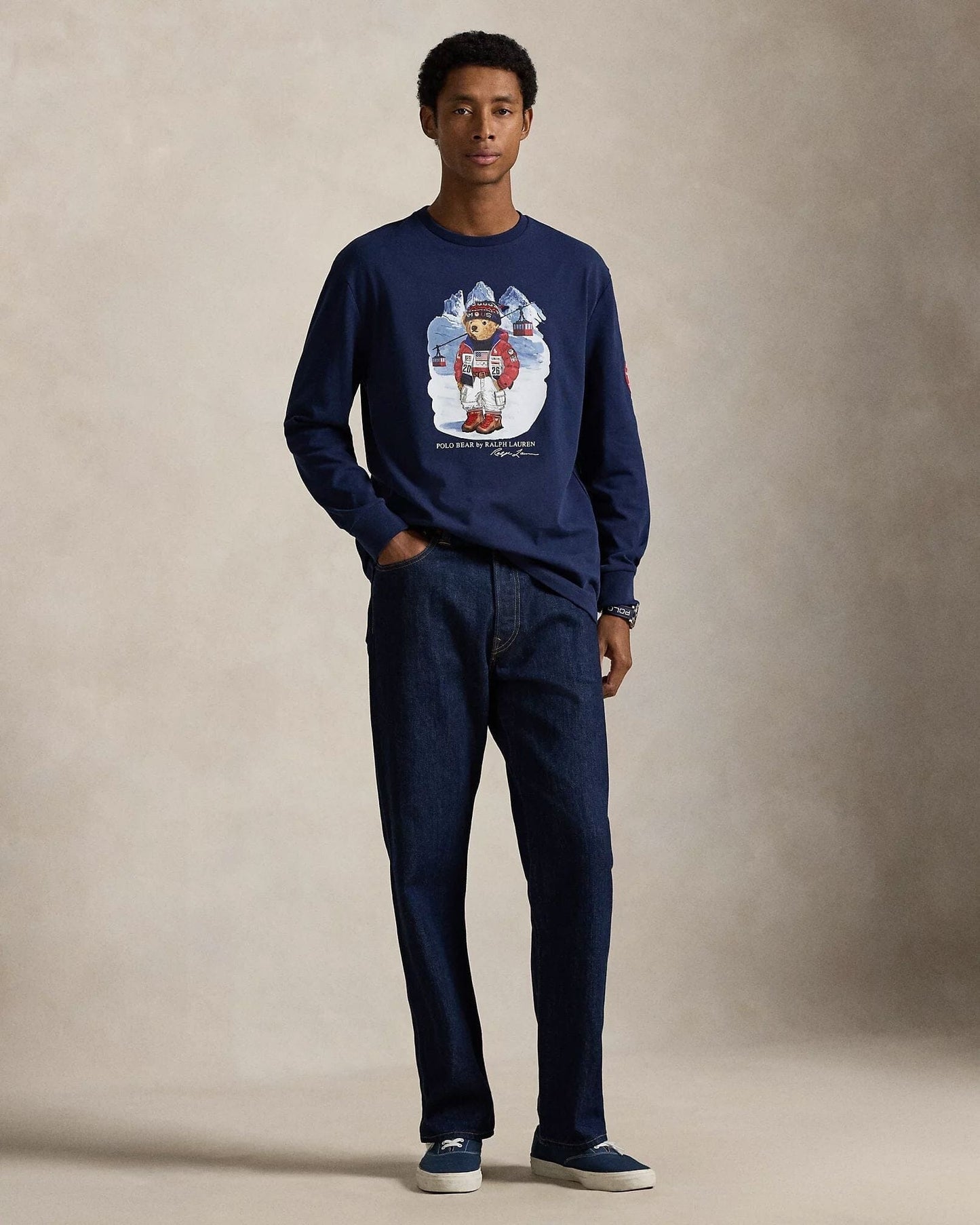 RL Team USA Polo Bear Camiseta