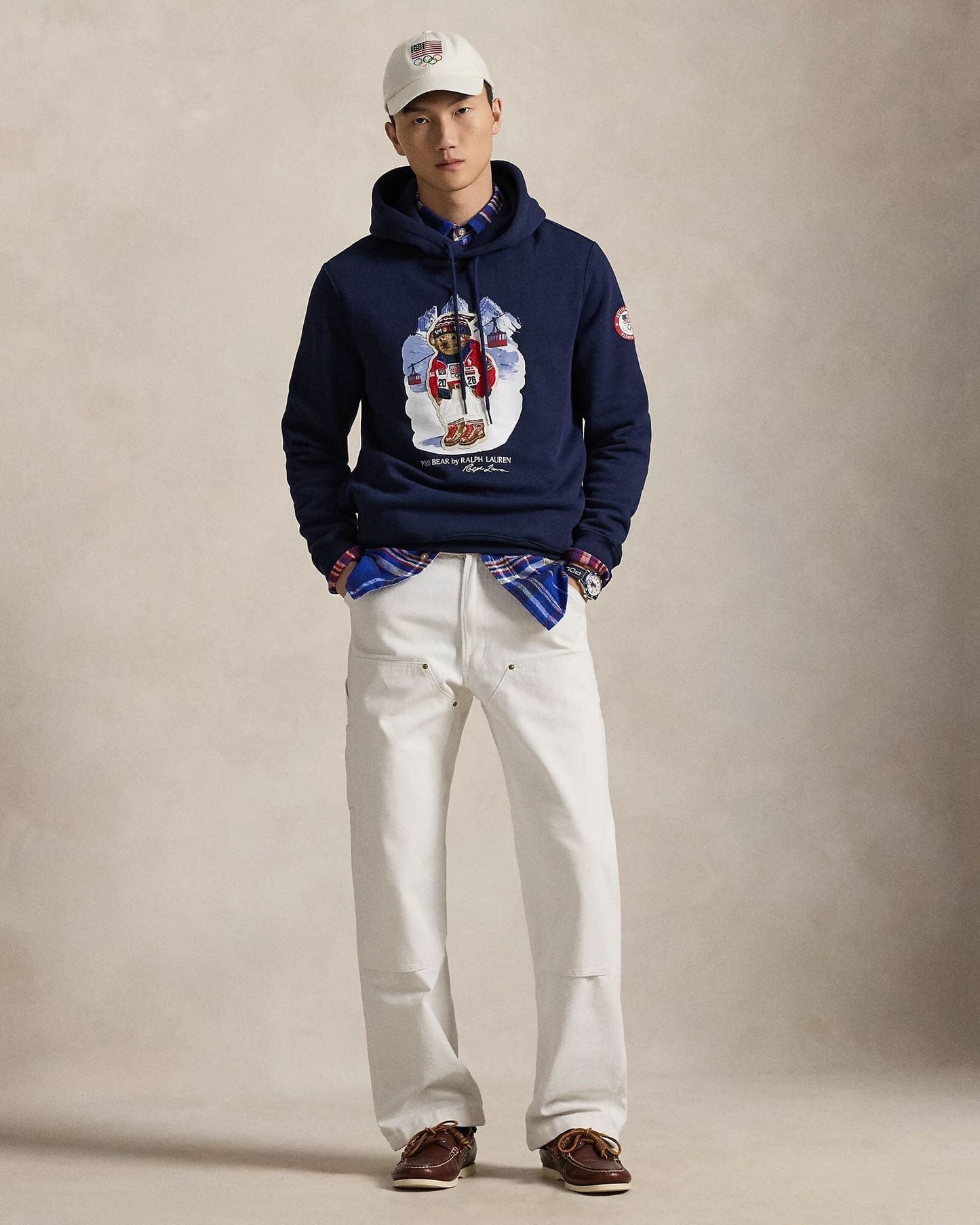 Sudadera con capucha RL Team USA Polo Bear