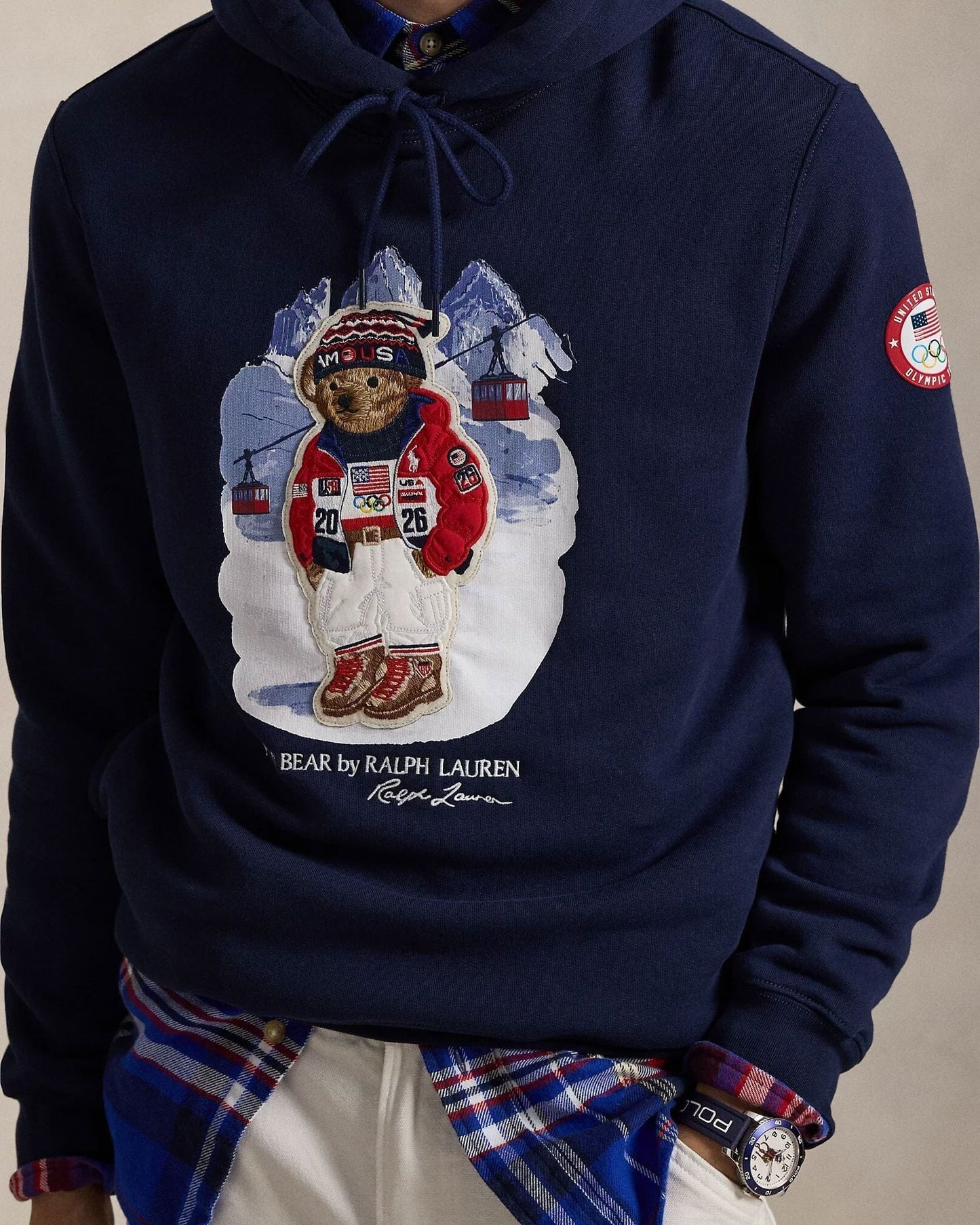 Sudadera con capucha RL Team USA Polo Bear