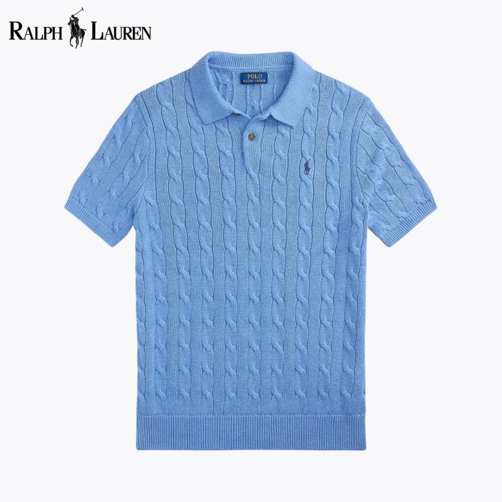 RL Suéter de Algodón Cuello Polo