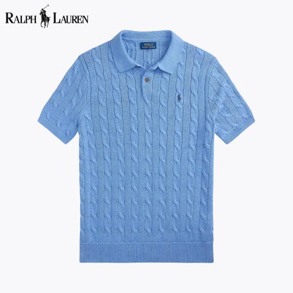 RL Suéter de Algodón Cuello Polo