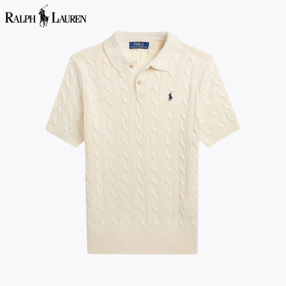 RL Suéter de Algodón Cuello Polo