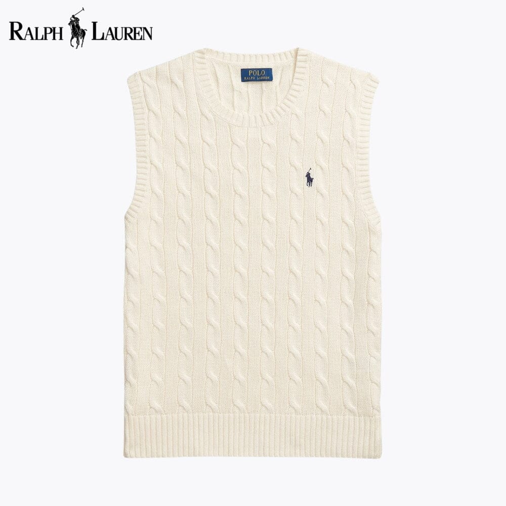 RL Chaleco Suéter de Algodón