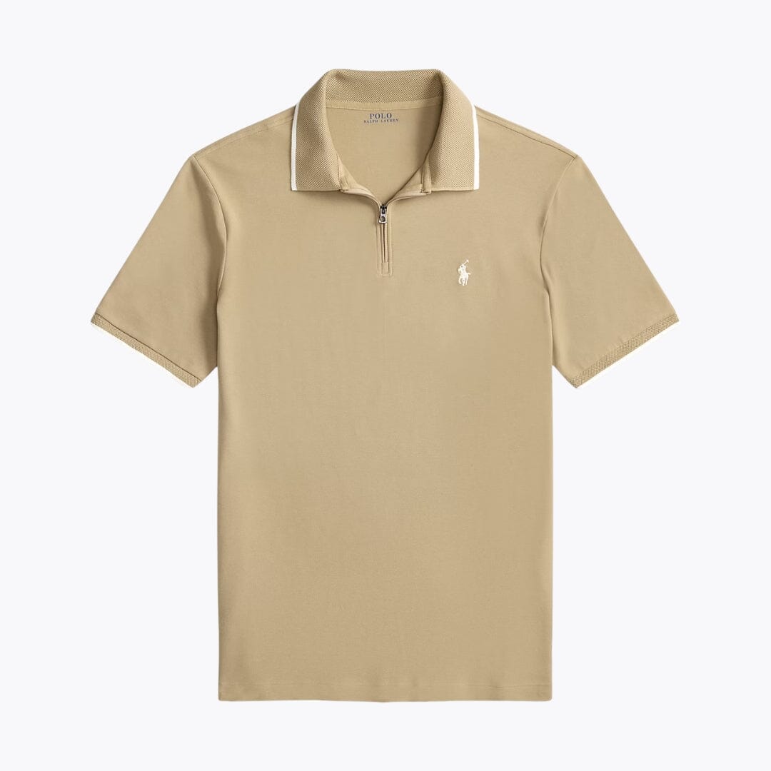 RL Corte Clásico Stretch Mesh Playera Polo