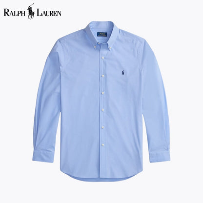 Camisa de popelina elástica de corte clásico RL