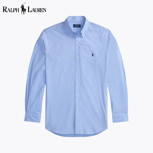 Camisa de popelina elástica de corte clásico RL