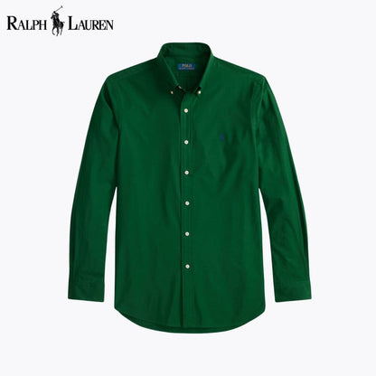 Camisa de popelina elástica de corte clásico RL