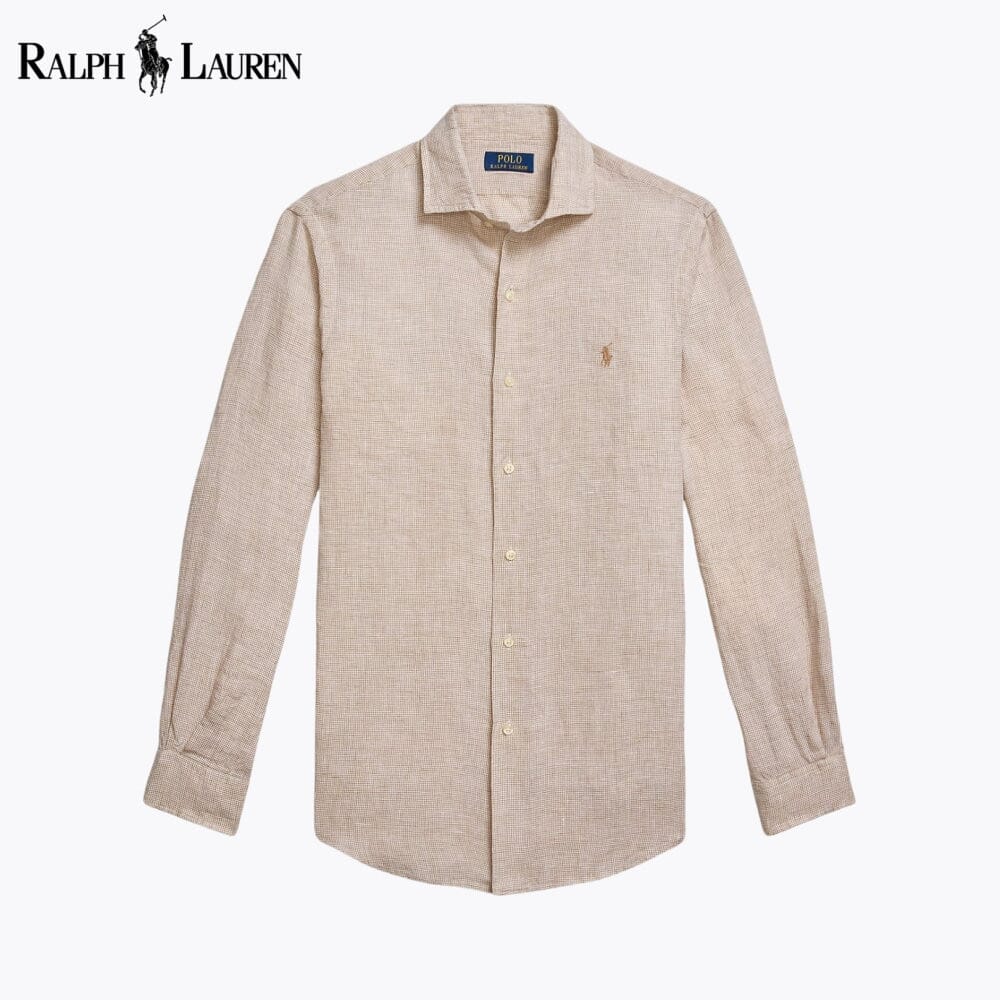 RL Custom Fit Camisa de Lino