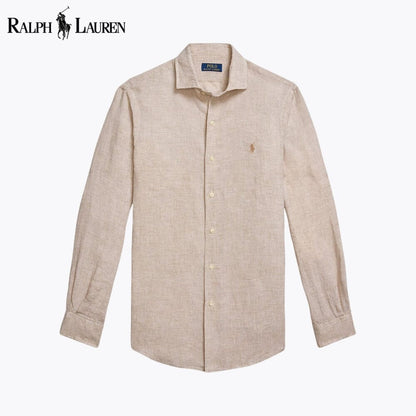 RL Custom Fit Camisa de Lino