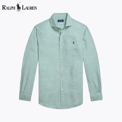 RL Custom Fit Camisa de Lino