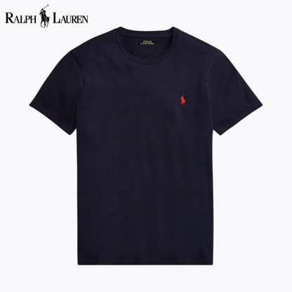RL Custom Corte Slim Jersey Crewneck Camiseta